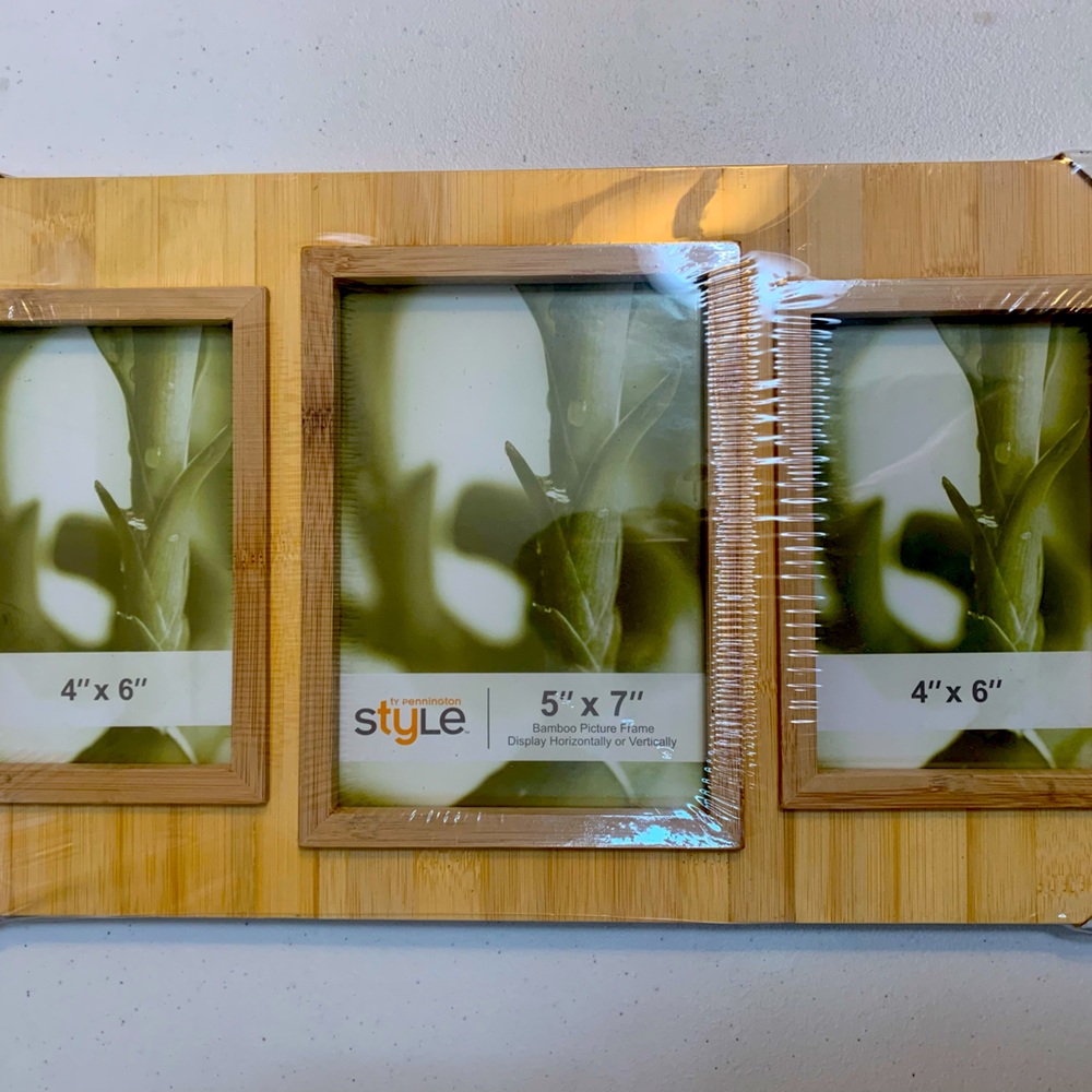 Ty Pennington Style Bamboo Picture Frame Display-Horizontally or Vertically